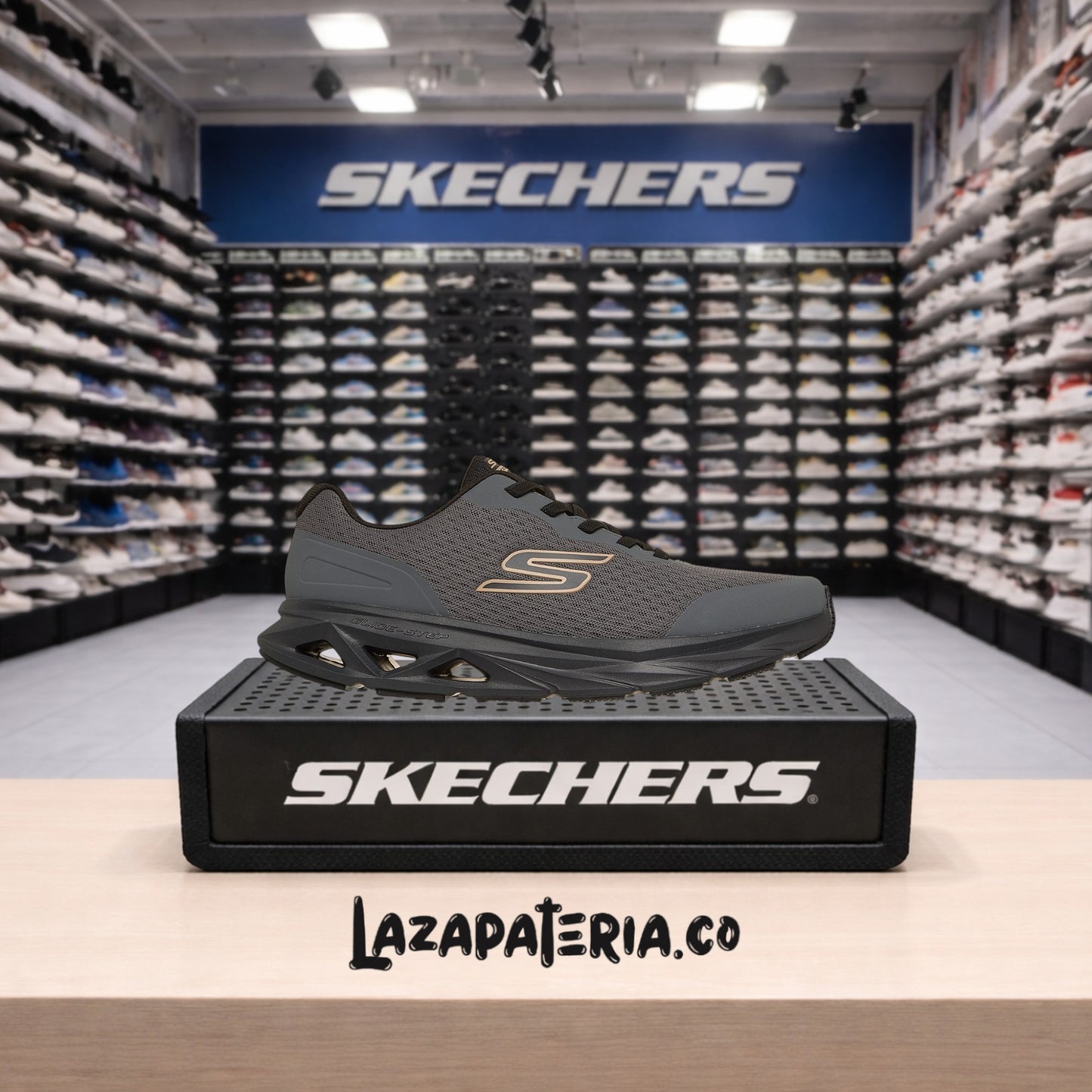 SKECHERS HOMBRE C22P1041CHAR