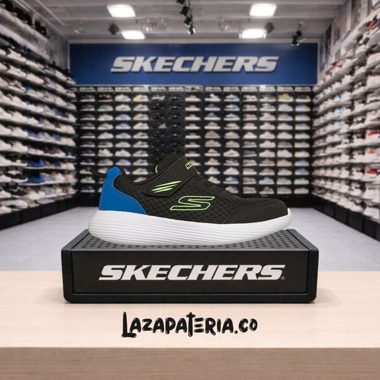 SKECHERS NIÑO C40P5084LBLK