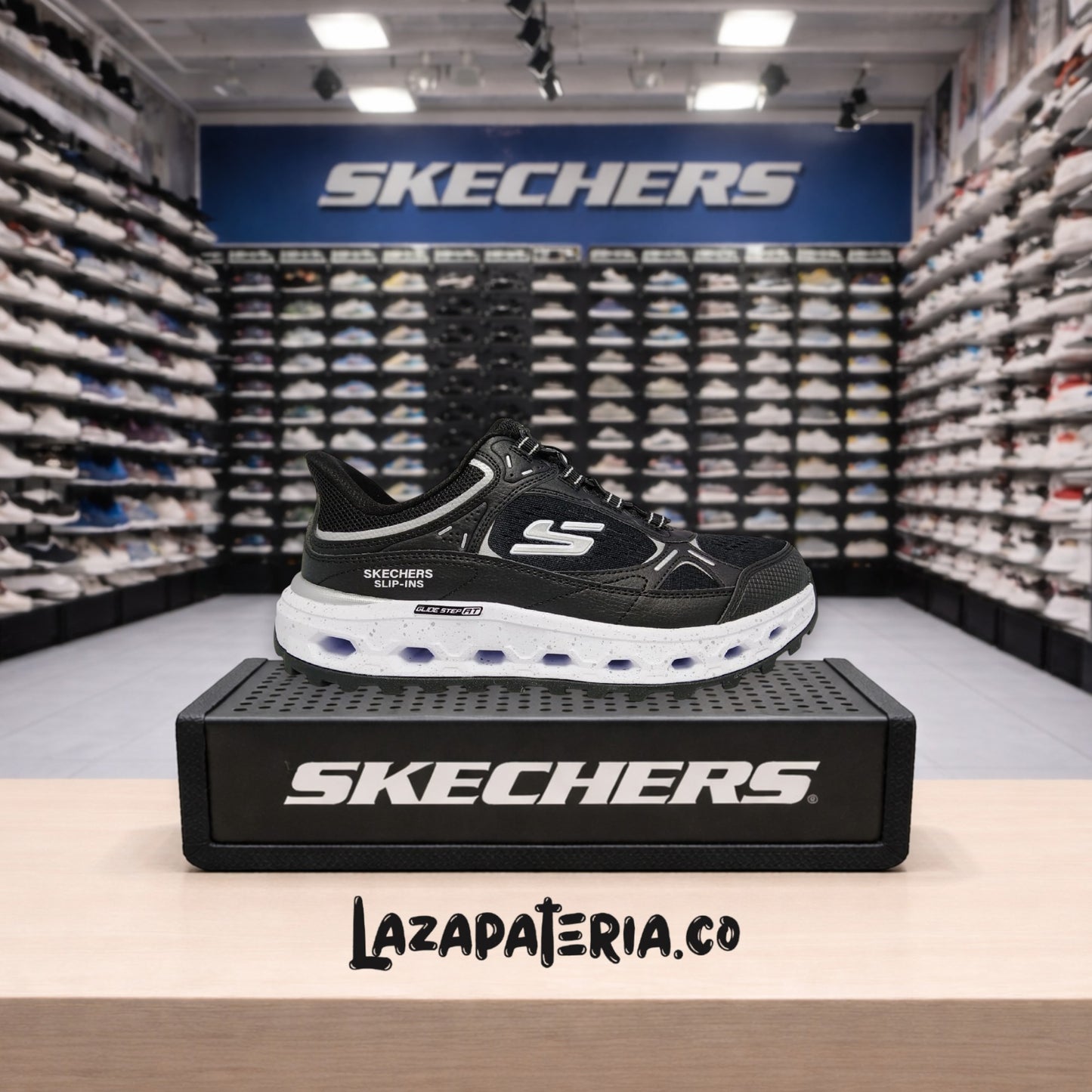 SKECHERS MUJER C18P0048BKSL