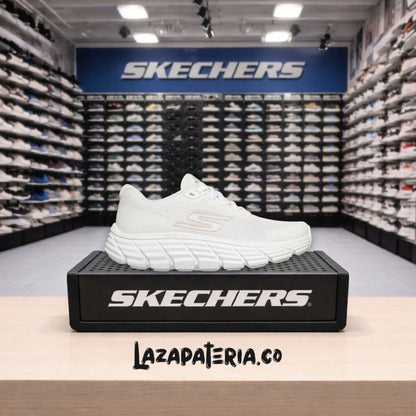SKECHERS MUJER C12P9761WHT