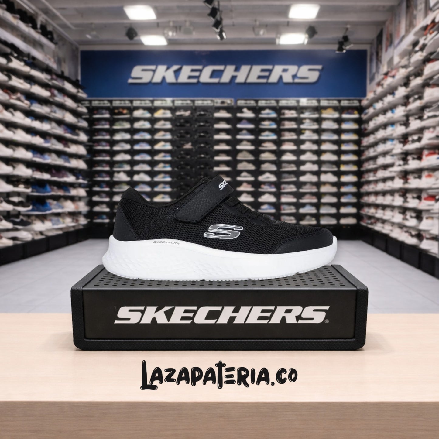 SKECHERS NIÑO C30P3934LBLK