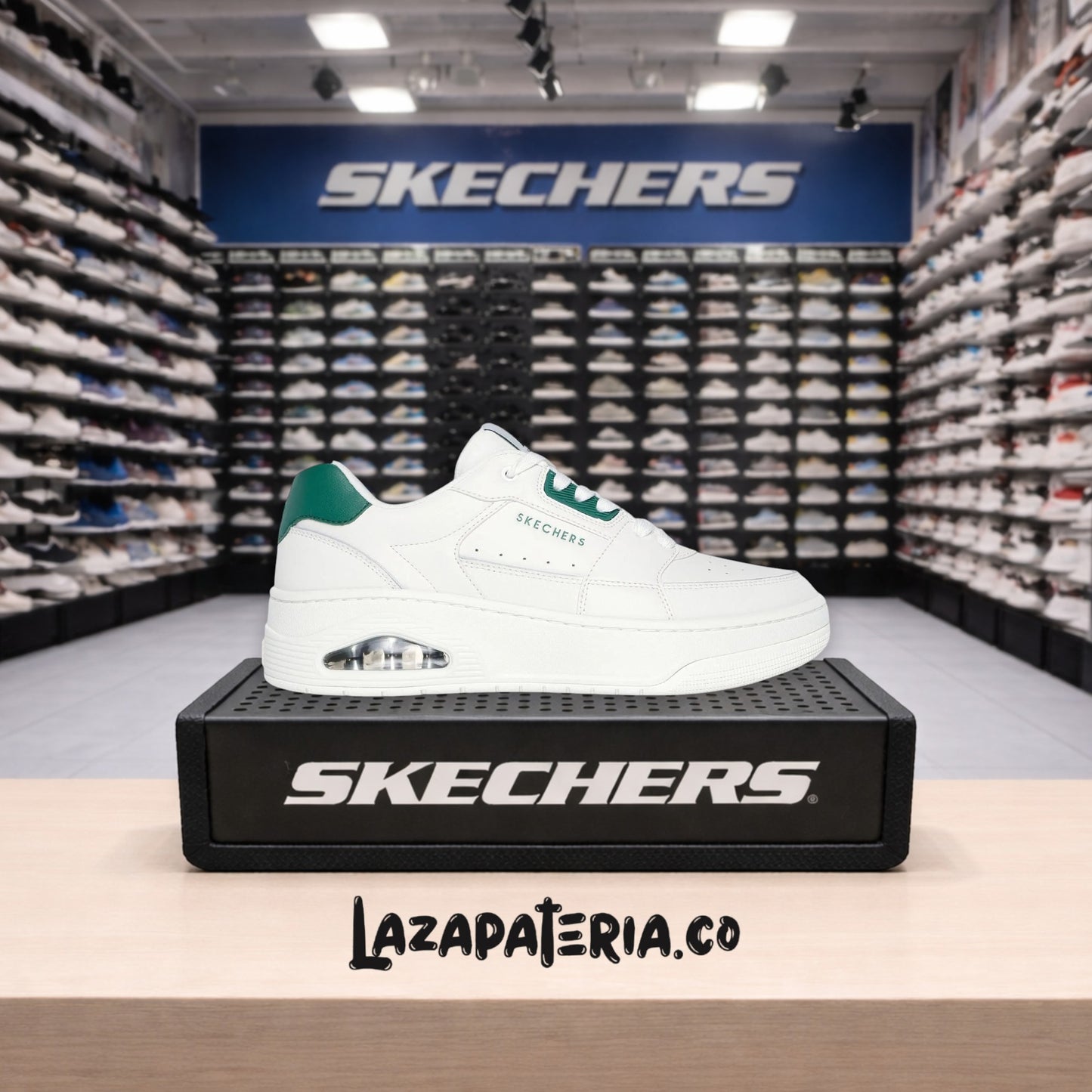 SKECHERS HOMBRE C18P3140WGRN