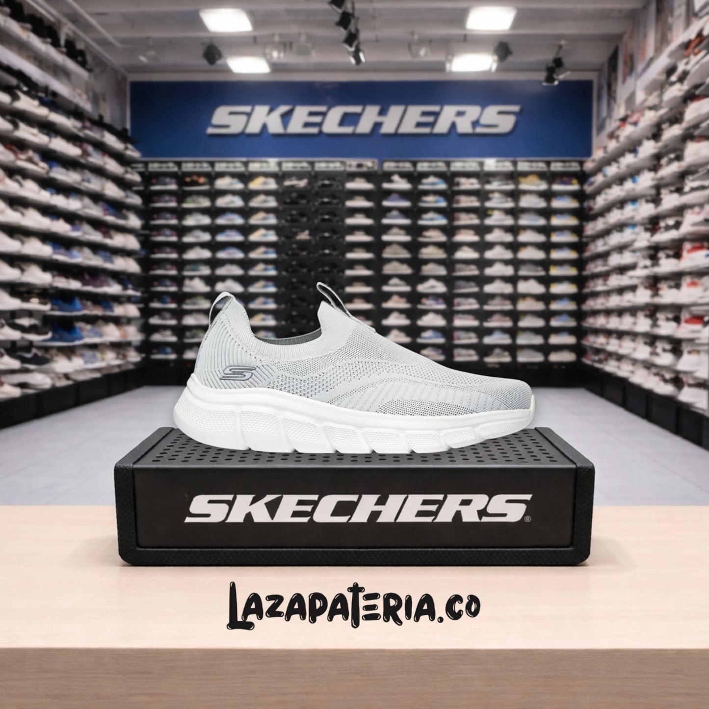 SKECHERS HOMBRE C11P8107GRY