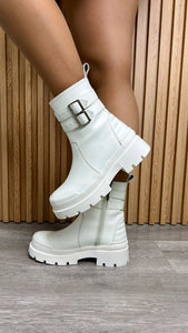 P BOTAS MOCCA COLOR BLANCO