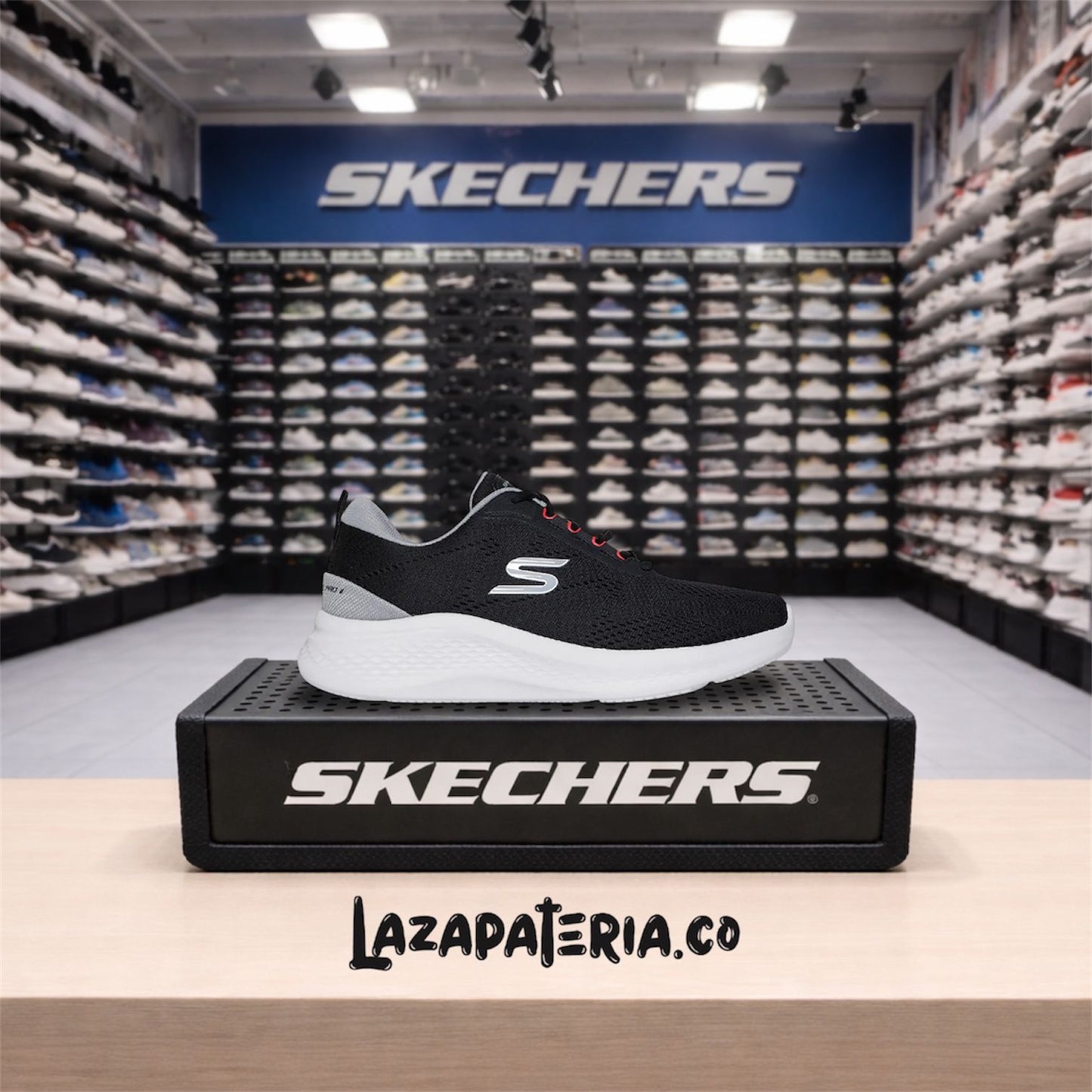 SKECHERS HOMBRE C23P3184BKGY