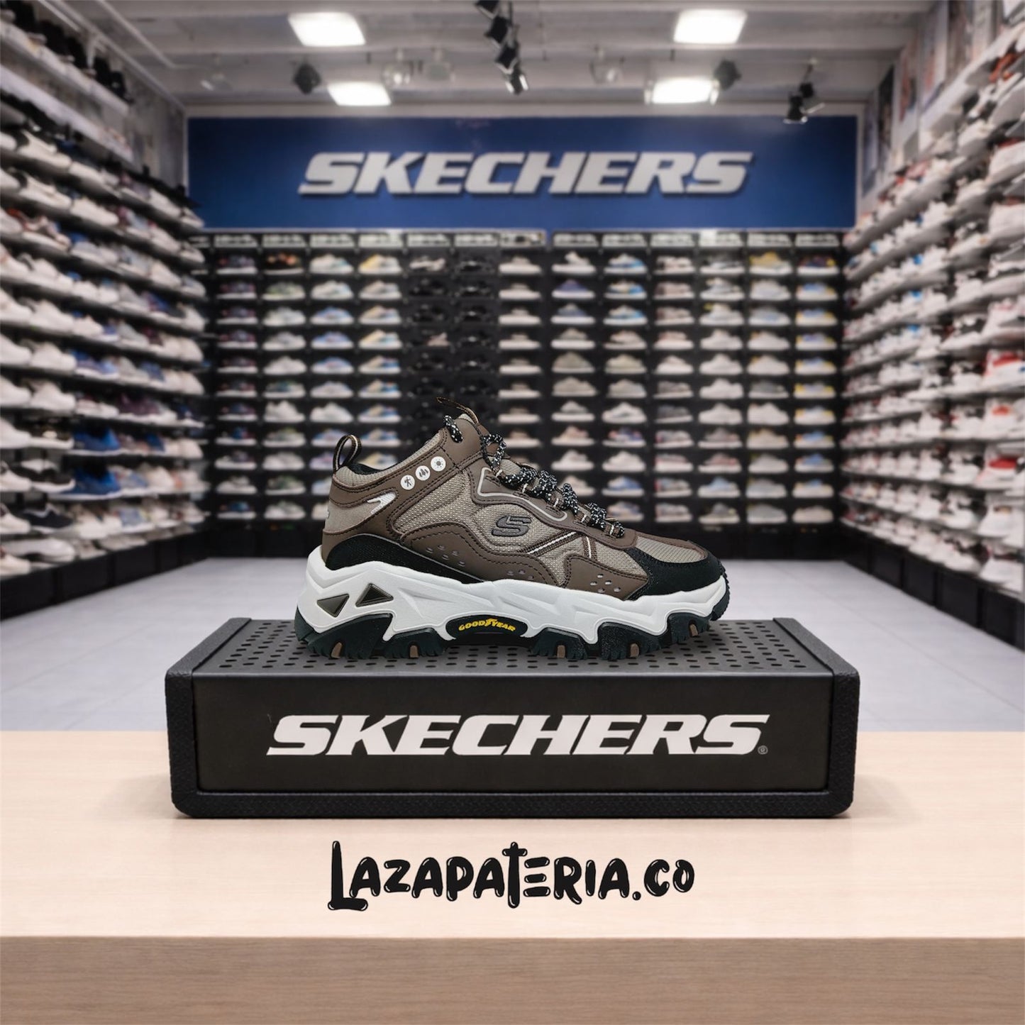 SKECHERS HOMBRE C23P7422BRBK