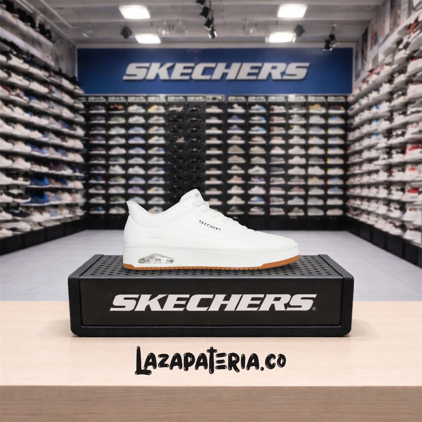 SKECHERS HOMBRE C18P3156WHT