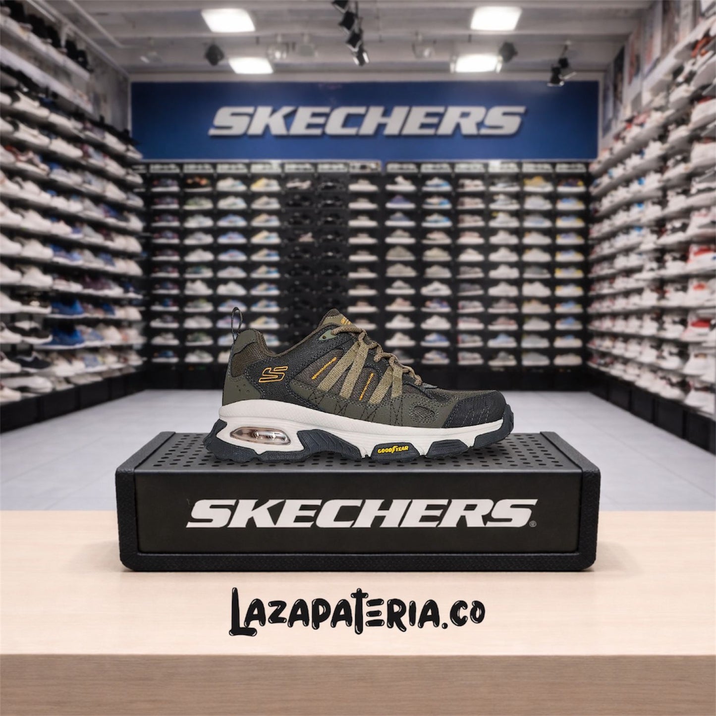 SKECHERS HOMBRE C23P7211OLV