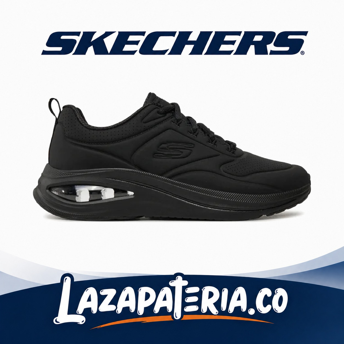 SKECHERS MUJER SKECH-AIR NEGRO C15P0136BBK