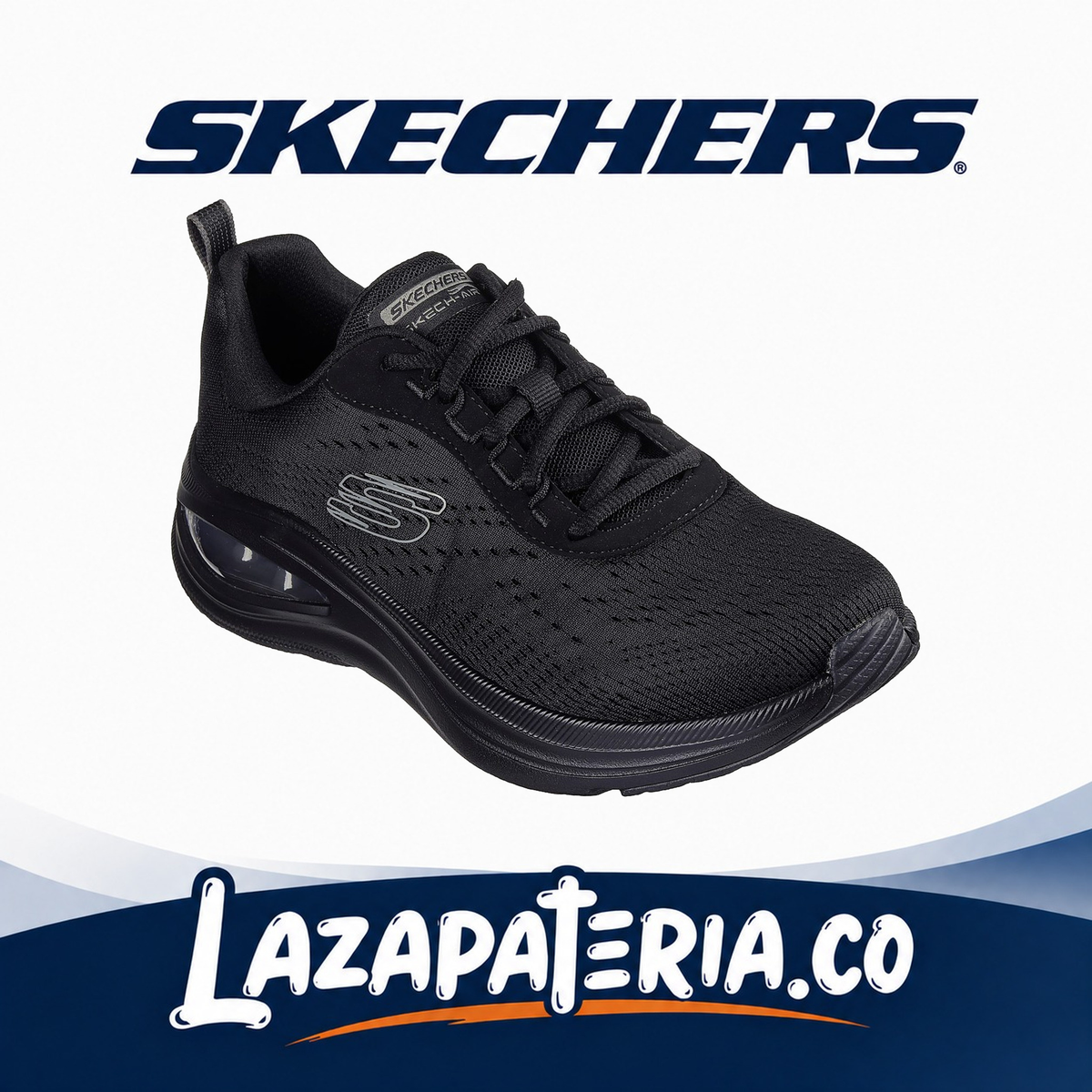 SKECHERS MUJER SKECH-AIR META NEGRO C15P0131BBK
