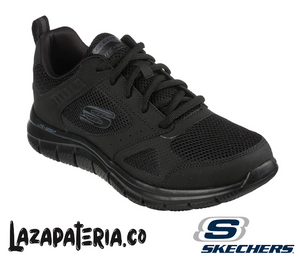 Skechers hombre negro sales