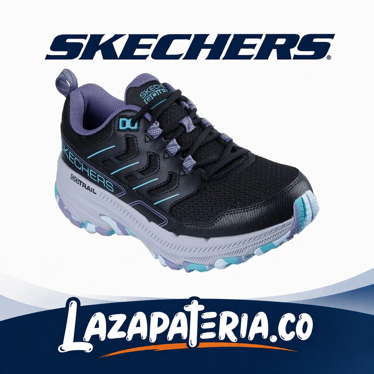 SKECHERS MUJER GORUN TRAIL ALTITUDE NEGRO C12P9529BKLV