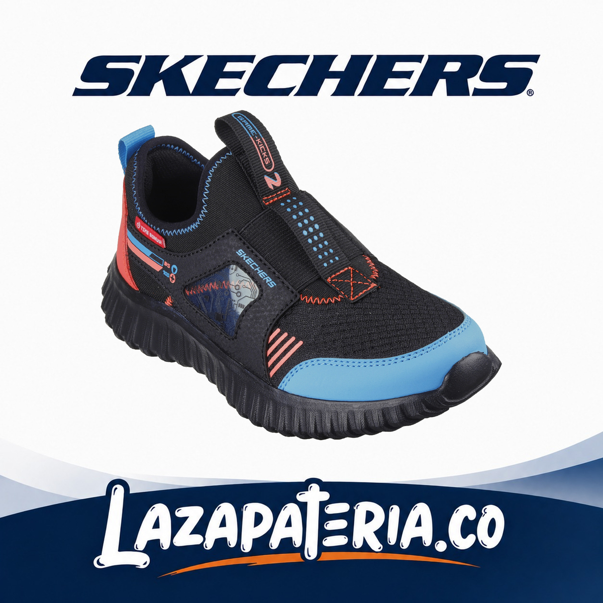 SKECHERS NIÑO DEPTH CHARGE MULTICOLOR C40P2268LBKMT