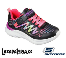 Cargar imagen en el visor de la galería, SKECHERS NIÑA C30P2434LBKMT
