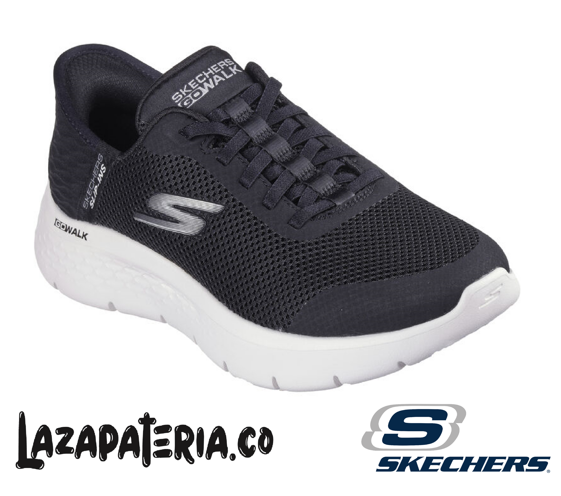 SKECHERS MUJER C12P4836BKW – LA ZAPATERIA