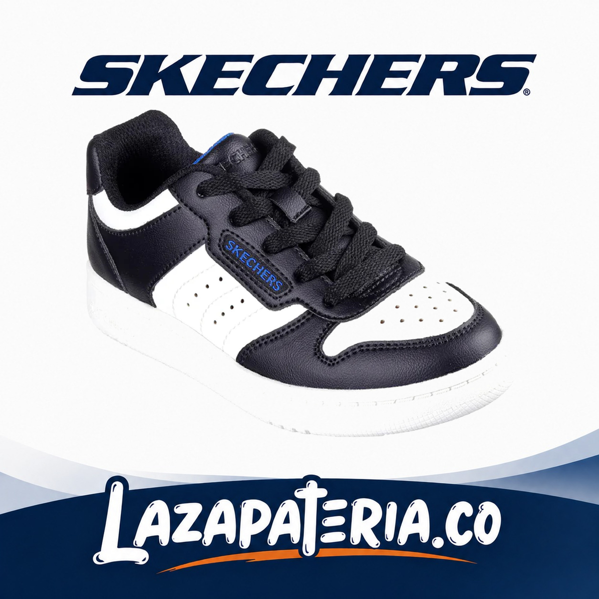 SKECHERS NIÑO QUICK STREET NEGRO C40P5639LBKW