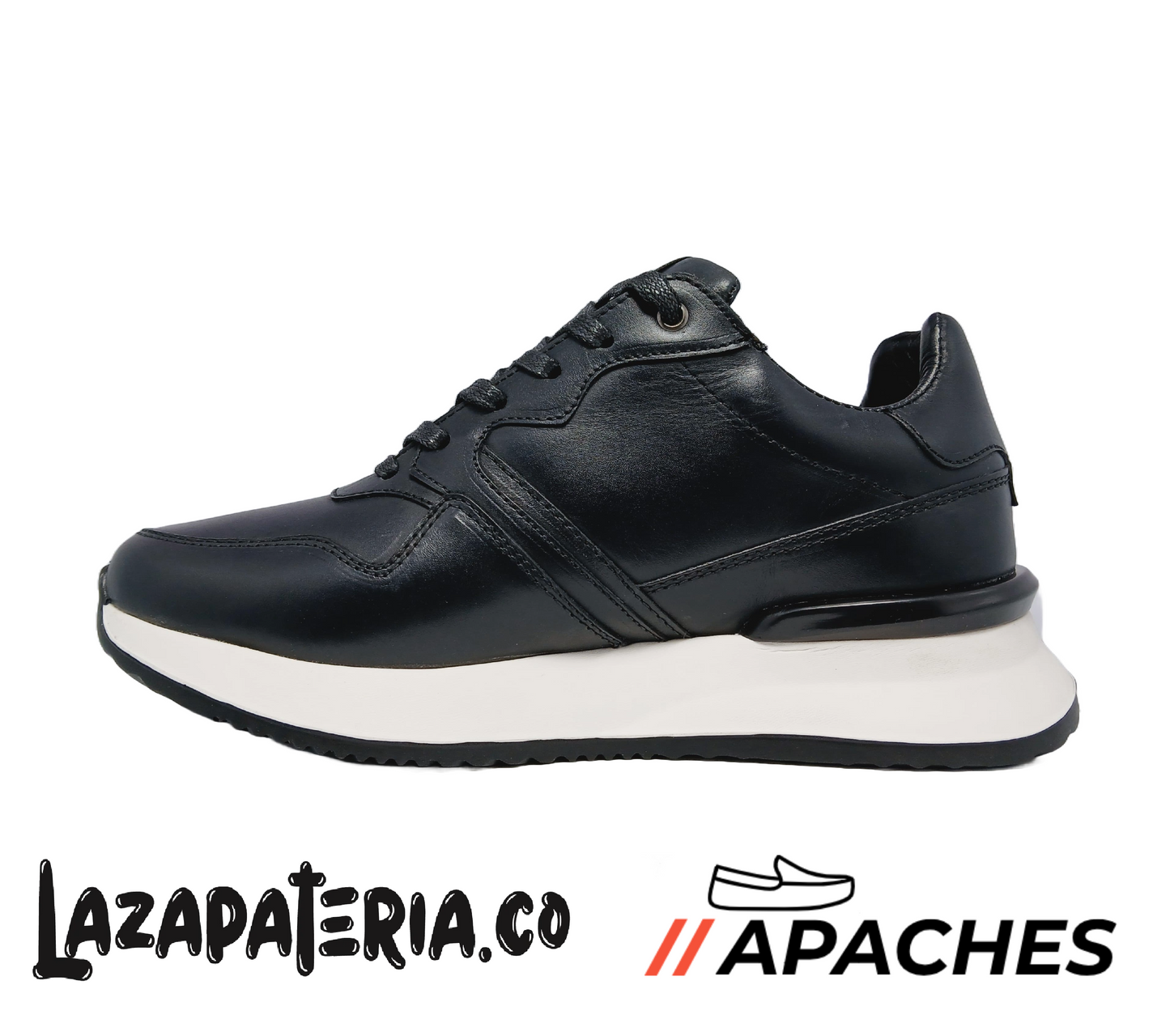 DEPORTIVO HOMBRE CP137 ZAPATO NEGRO