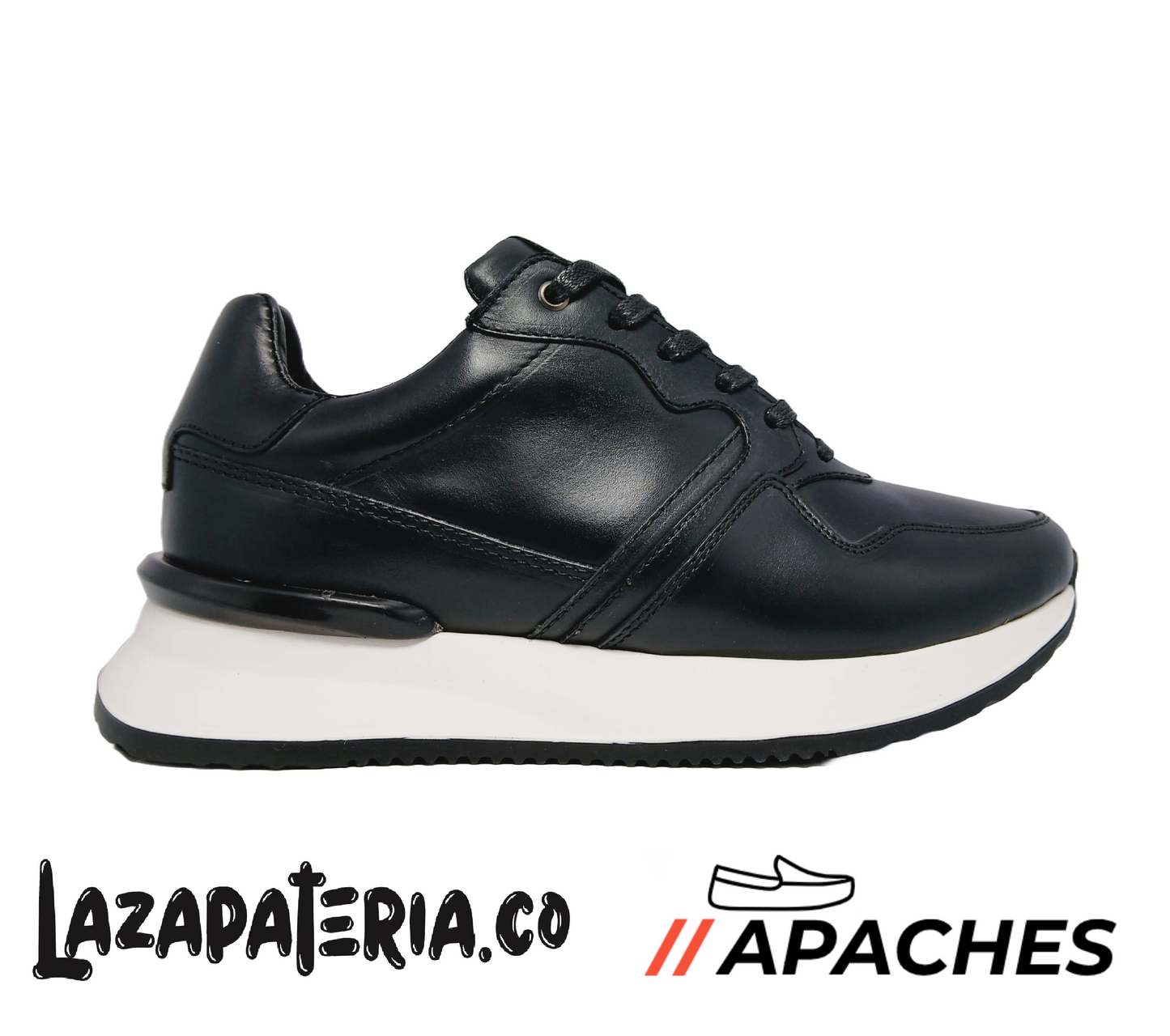 DEPORTIVO HOMBRE CP137 ZAPATO NEGRO