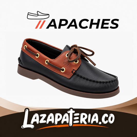 Apache Ejecutivo Hombre Negro y Café CP36
