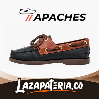 Apache Ejecutivo Hombre Negro y Café CP36