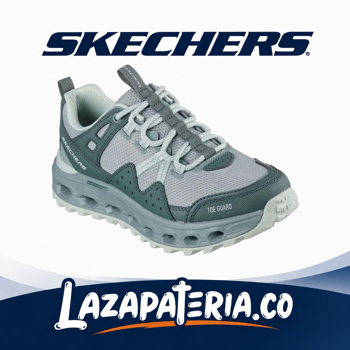 SKECHERS MUJER GLIDE-STEP MULTICOLOR C18P0054GRMT