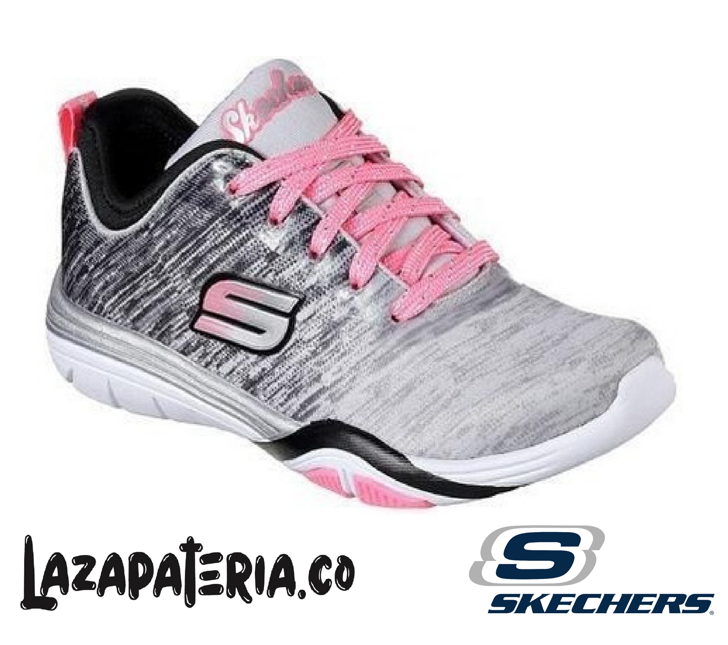 SKECHERS NIÑA C82P194LGYBK