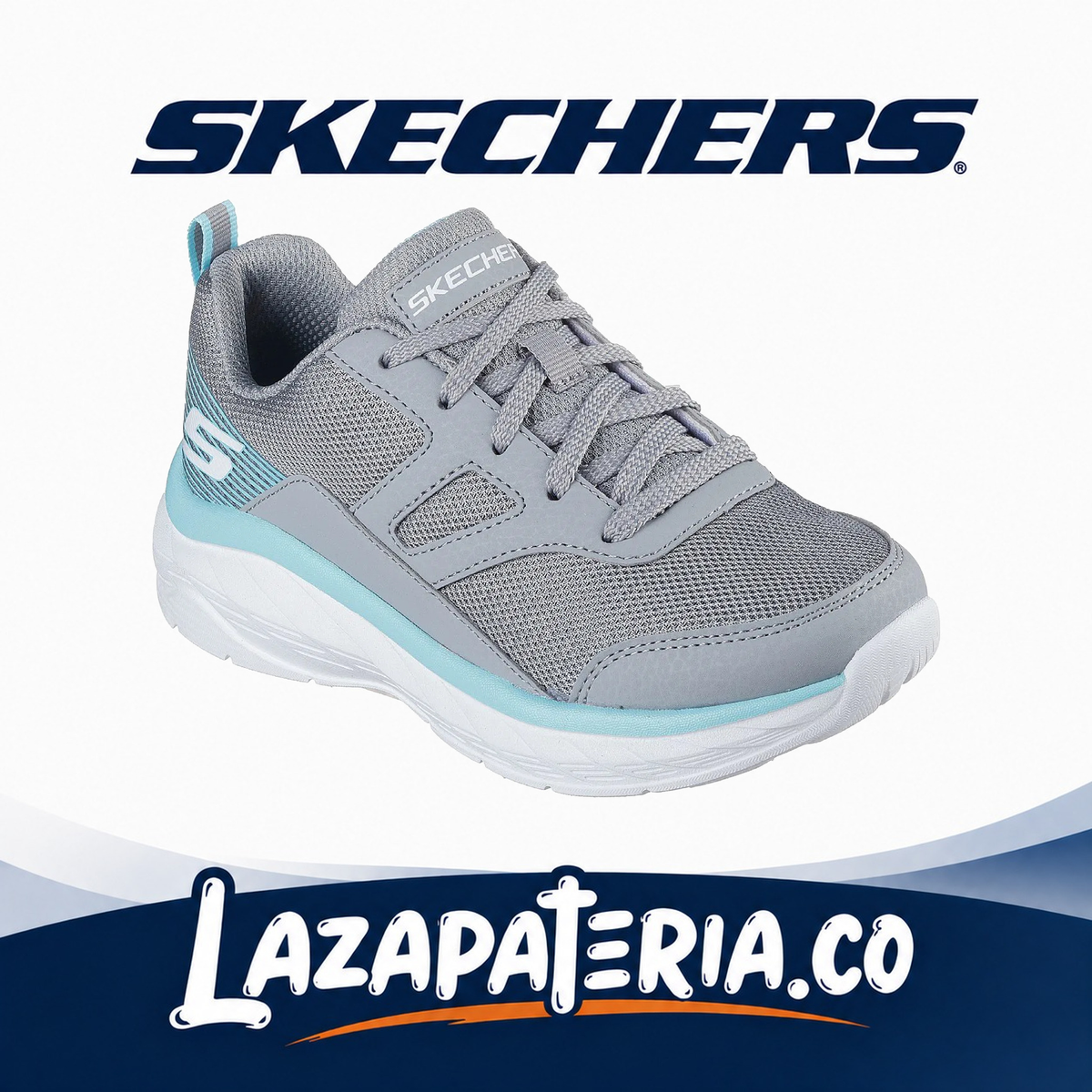 Tenis Skechers Boundless Niña Gris C30P3556LGYTQ