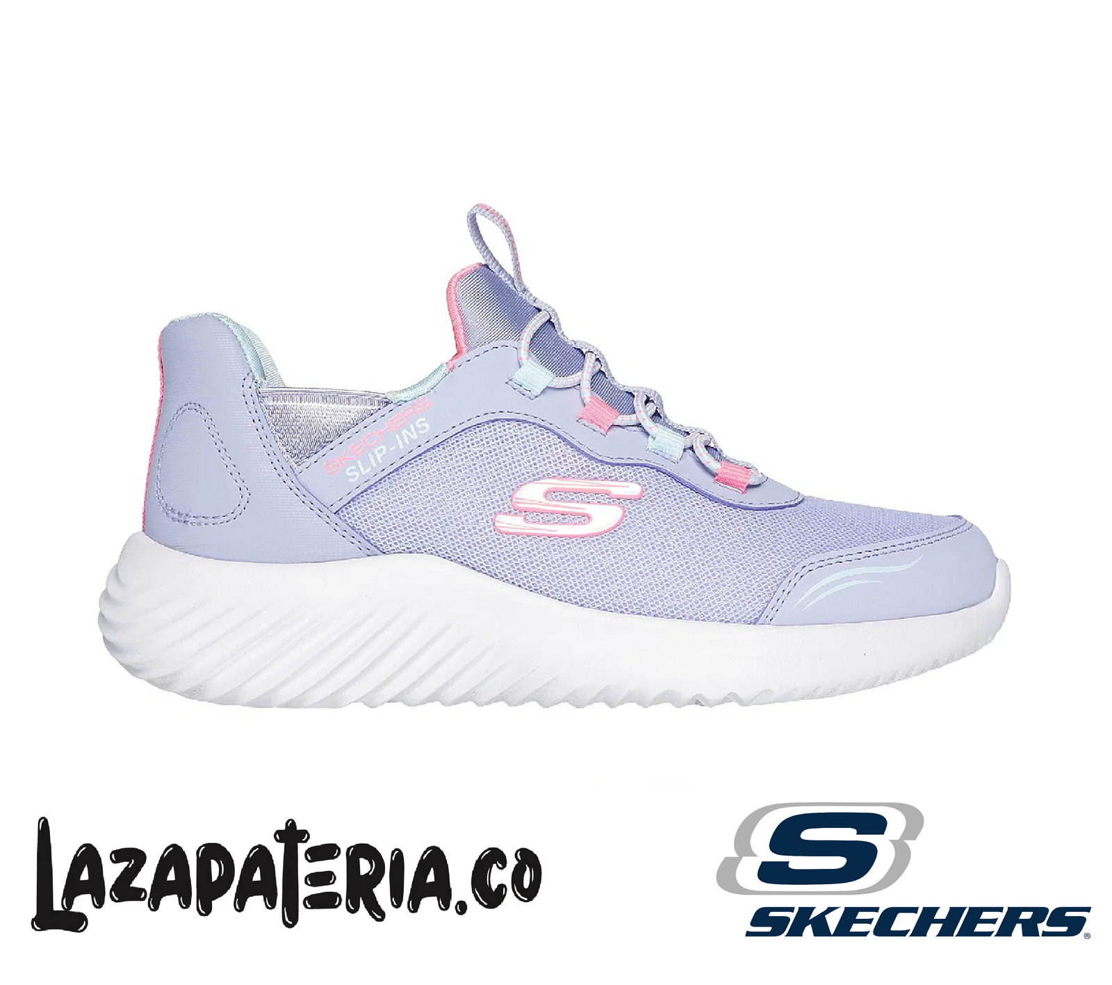 SKECHERS NIÑA SLIP-INS LILA C30P3585LLAV