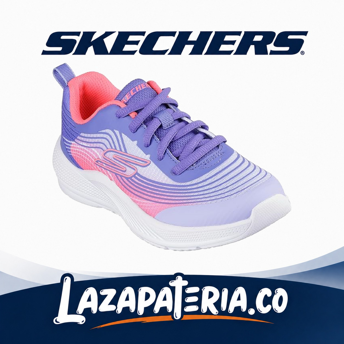 Tenis Skechers Microspec Advance Niña Lila C30P3576LLVNP