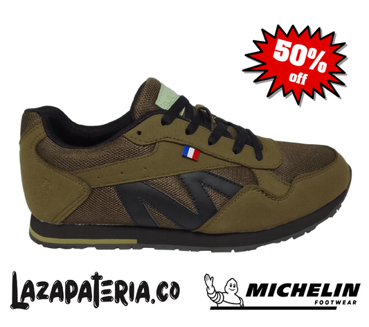 ZAPATO MICHELIN VERDE MILITAR