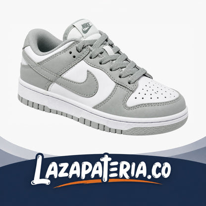 NIKE MUJER DUNK BLANCO X GRIS C10P3223