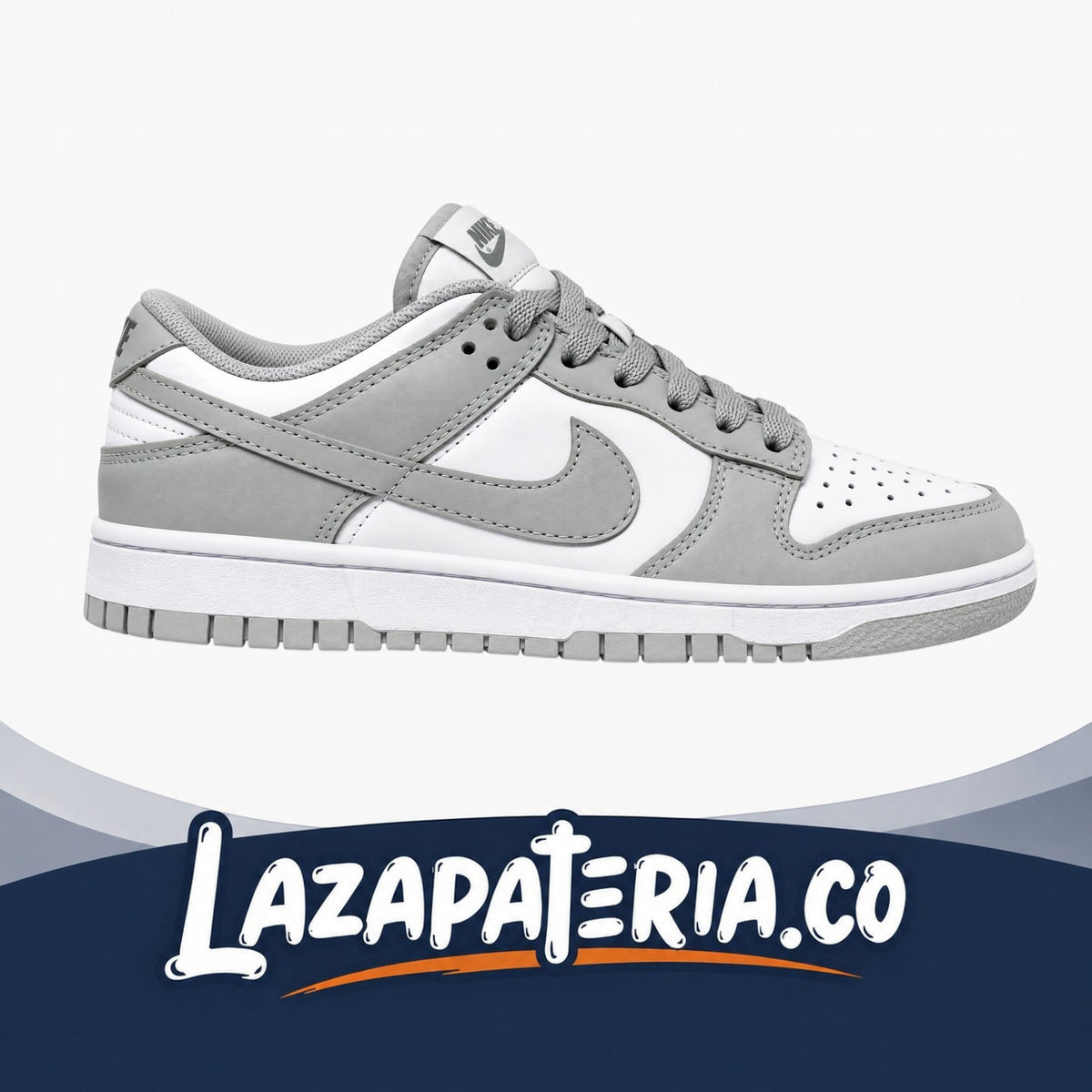 NIKE MUJER DUNK BLANCO X GRIS C10P3223