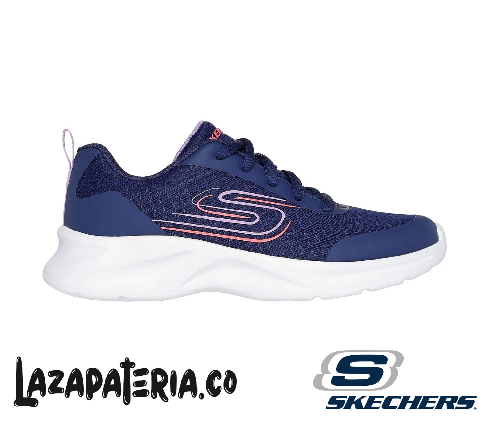 SKECHERS NIÑA DYNAMATIC AZUL NAVY C30P3578LNVLV