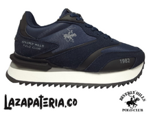 Cargar imagen en el visor de la galería, ZAPATO LONA AZUL OSCURO X BLANCO
