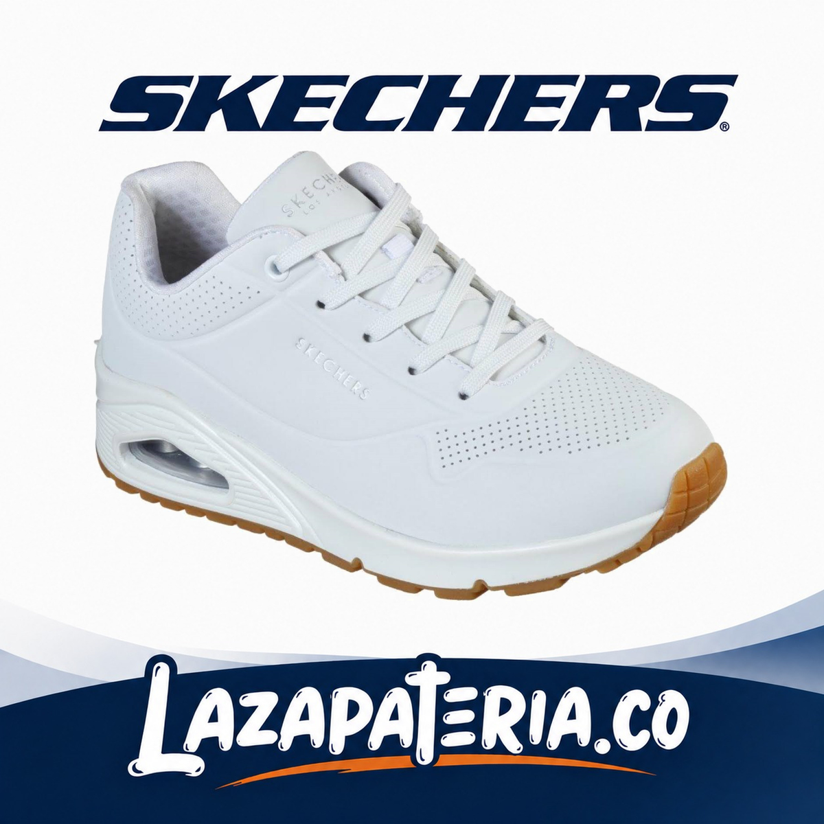 SKECHERS MUJER UNO BLANCO C73P690WHT