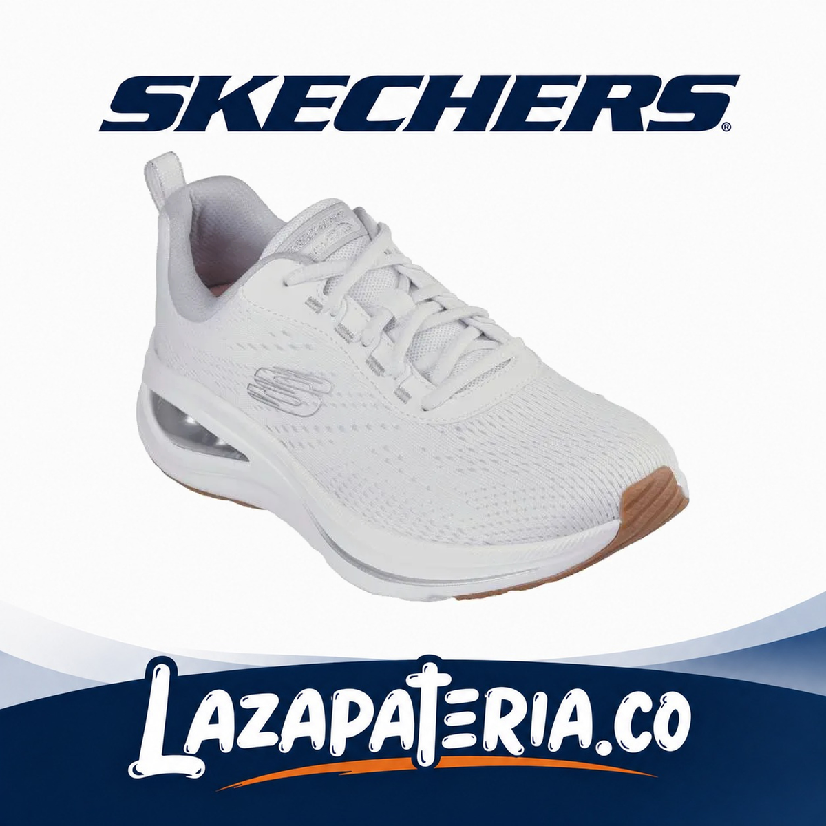 SKECHERS MUJER SKECH-AIR BLANCO C15P0074WSL