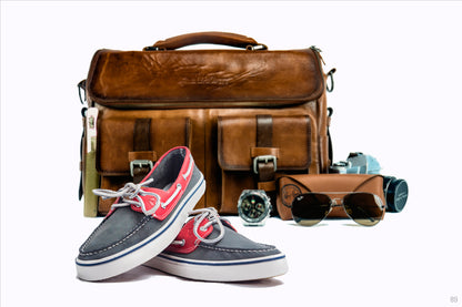 APACHES PLAYEROS HOMBRE CP89 CARNAZA GRIS X CUERO ROJO