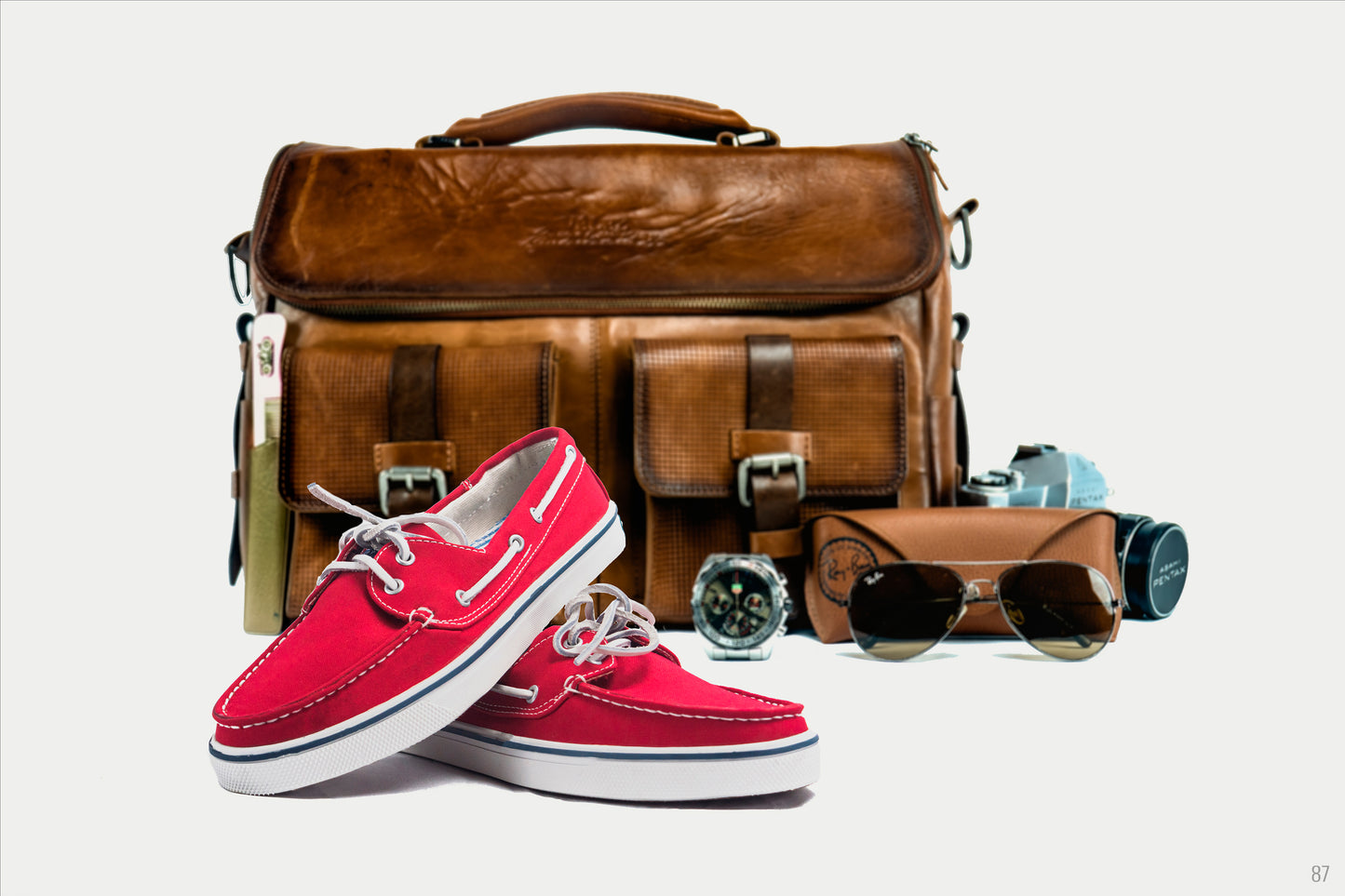 APACHES PLAYEROS HOMBRE CP87 LONA ROJO